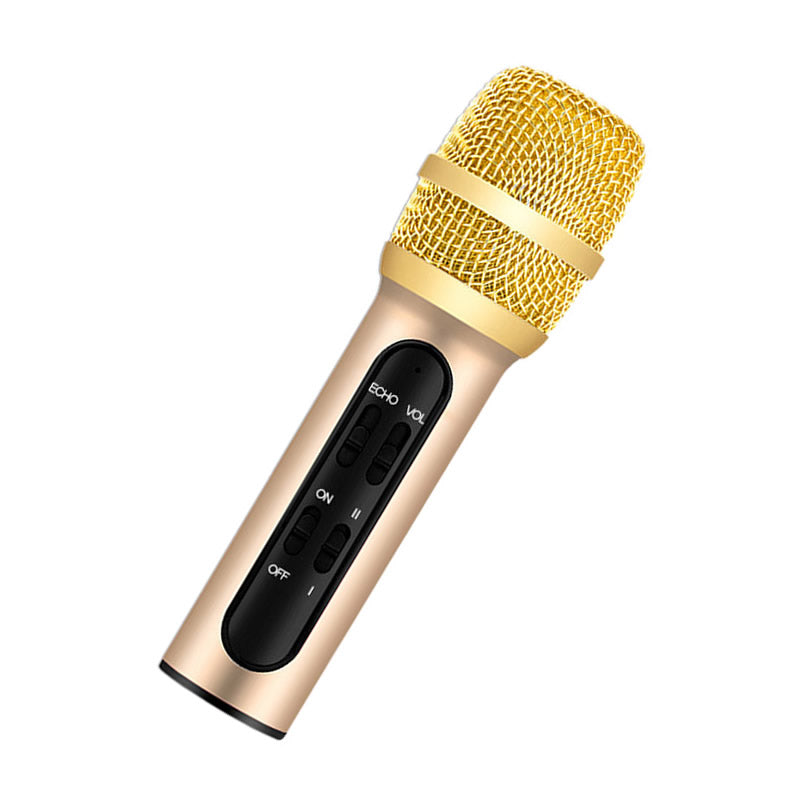 Karaoke Condenser Microphone Handheld Portable Recording Microphone Si